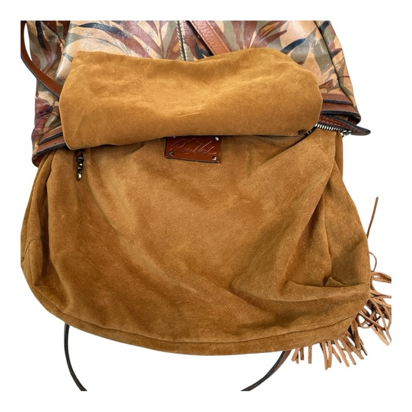 Patricia Nash Limited Edition Poppy Tote Palm Leaves - Picture 8 of 17